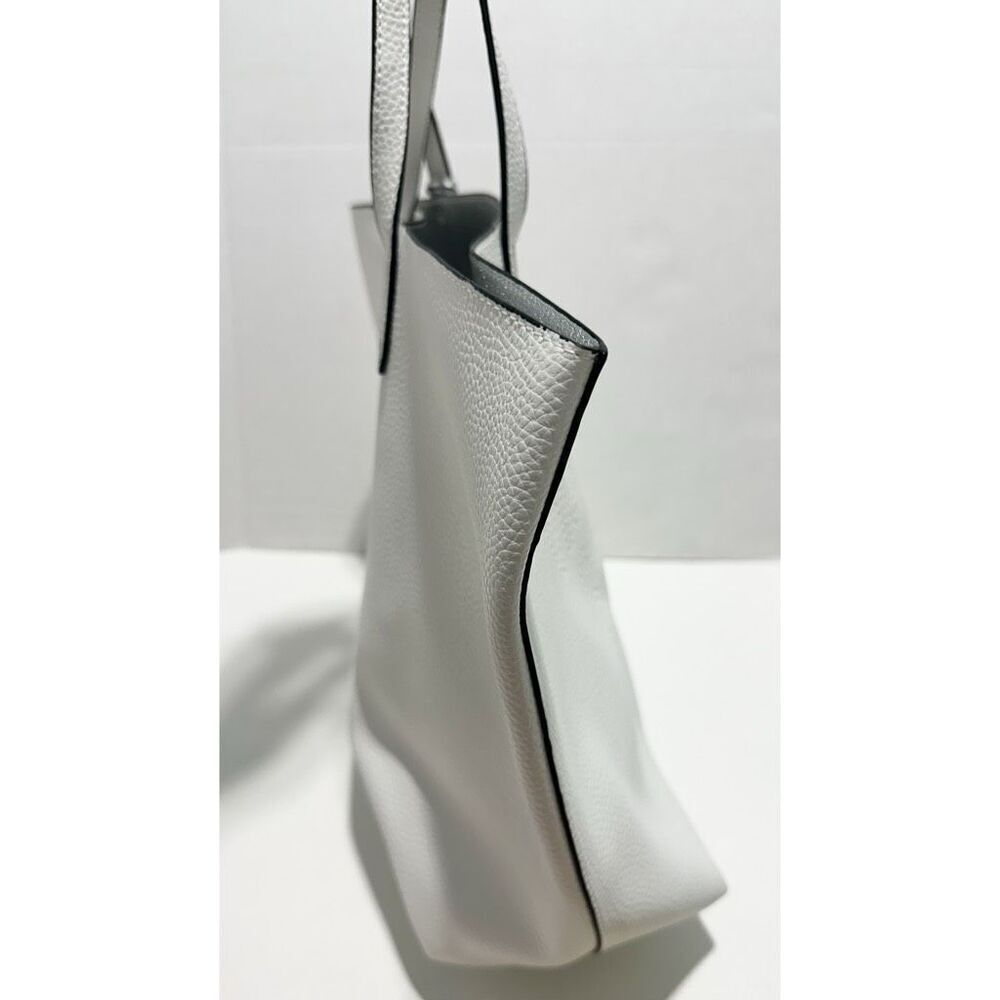 Victoria's Secret Women's Tassel Double Strap Tote Bag White - Picture 4 of 10
